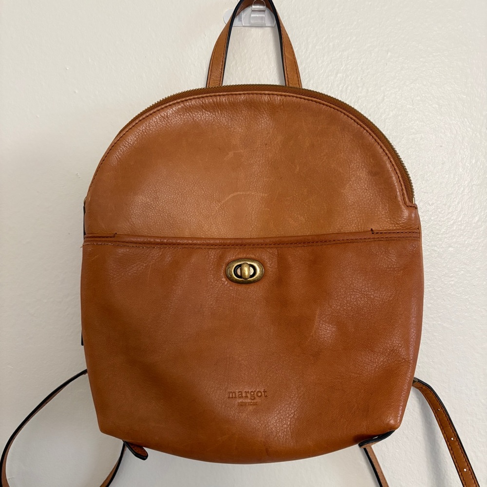 Margot New York Camille Leather Backpack